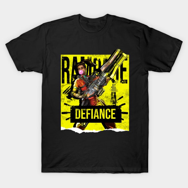 Apex Legends Rampage Defiance T-Shirt by LucioDarkTees